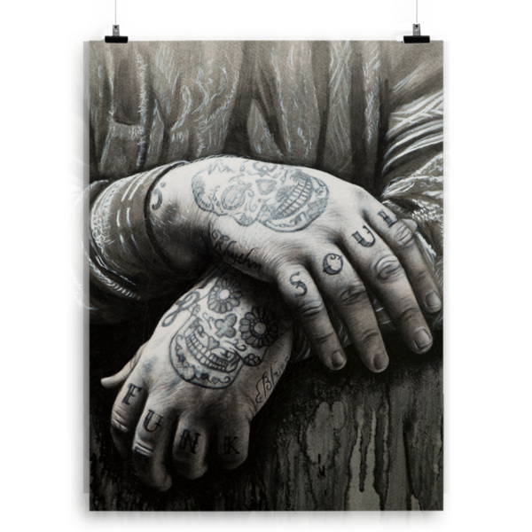 HUMAN BLACK & WHITE POSTER